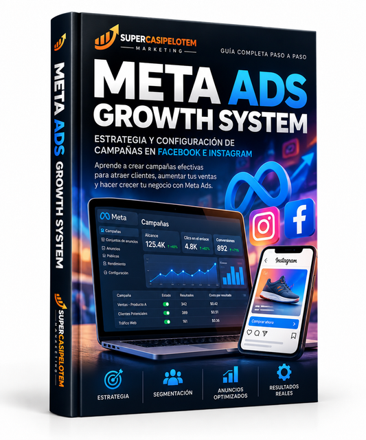 Meta Ads Growth System | Estrategia y Configuración de Campañas Publicitarias